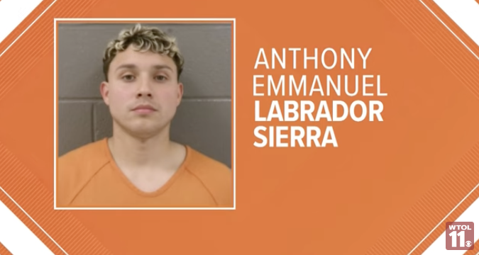 Venezuelan man Anthony Emmanuel Labrador Sierra's mugshot